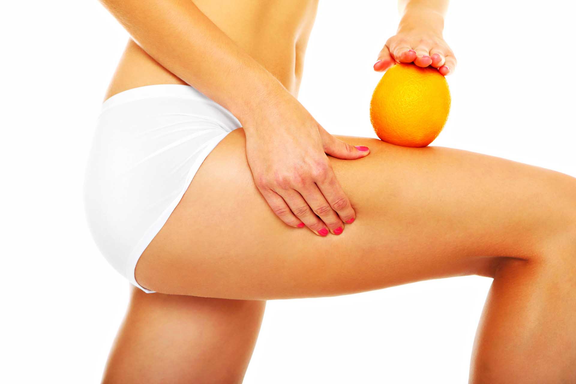 Orange auf Beinen