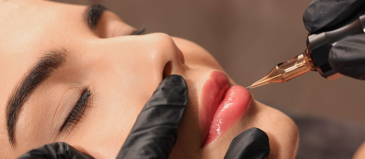 Lippenbehandlung
